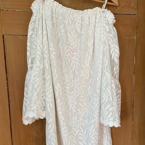 Lilly Pulitzer white lace dress